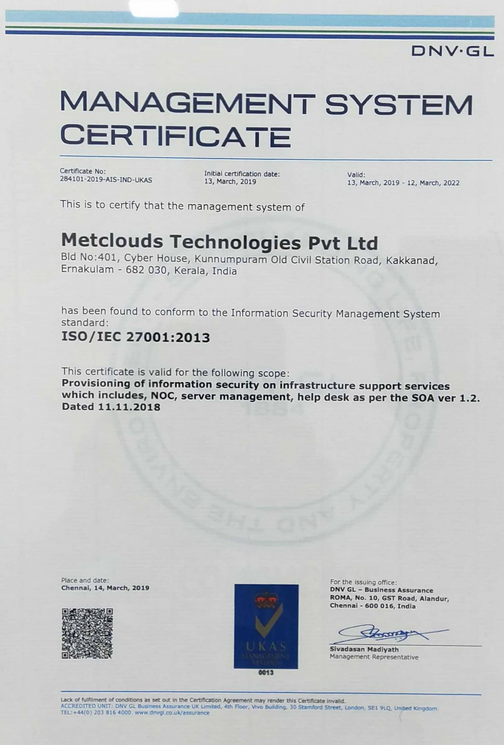 iso 27001:2013