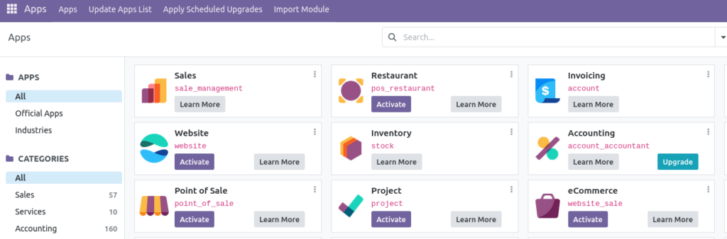 Odoo App Installation Steps