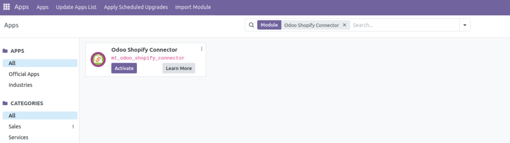 Odoo App Installation Steps